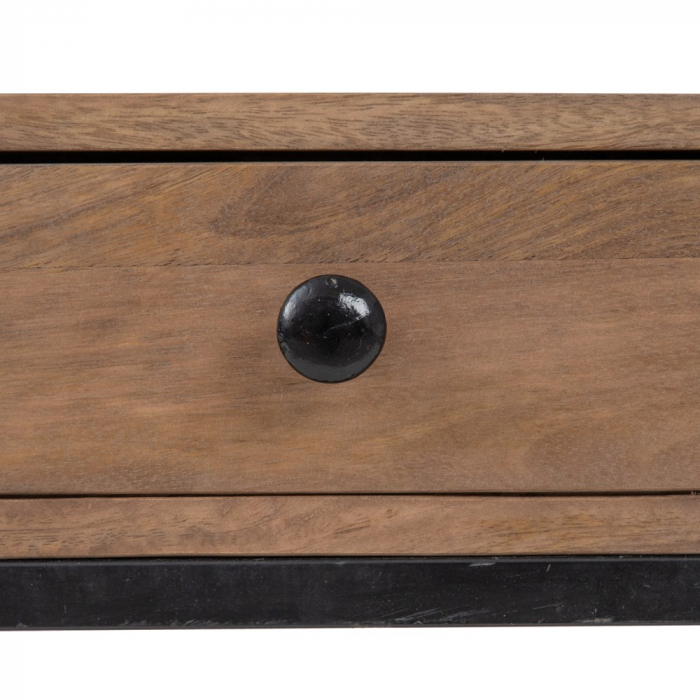 Noptiera Compacta din Lemn de Mango si Fier - Design Modern CreativDeco [5]