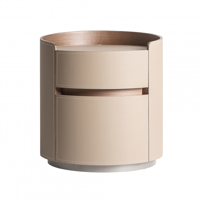 Noptiera Art Deco lemn stratificat piele|Noptiere luxoase [1]