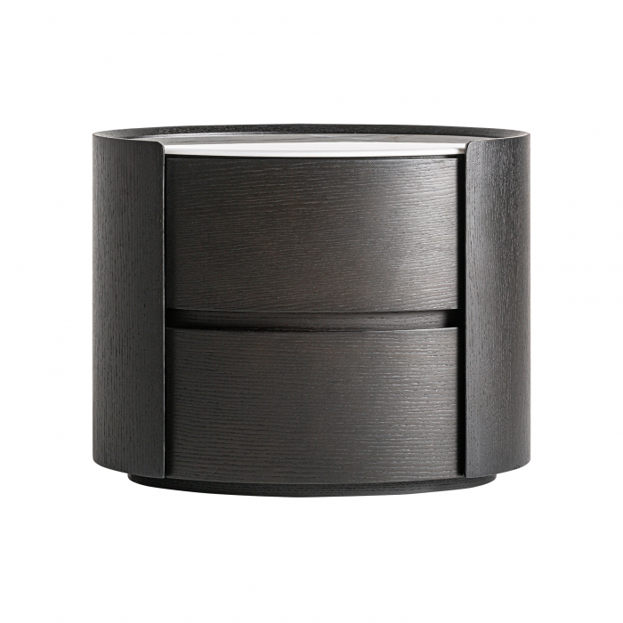 Noptiera Art Deco MDF negru piatra|Noptiere luxoase [1]