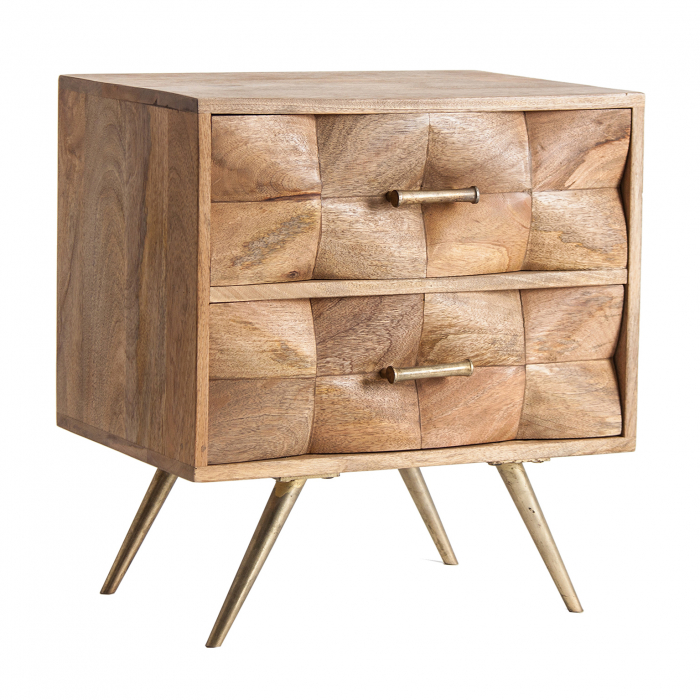 Noptiera contemporana metal mango|Noptiere elegante moderne [2]