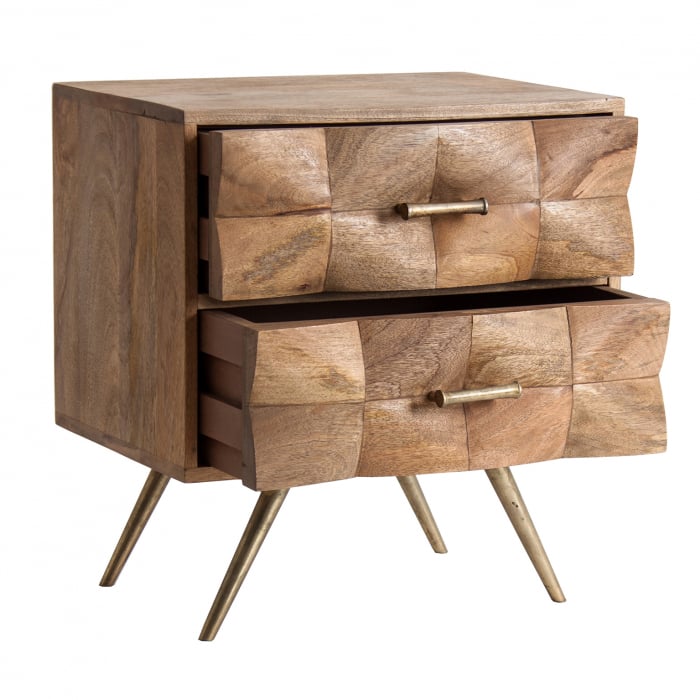 Noptiera contemporana metal mango|Noptiere elegante moderne [3]