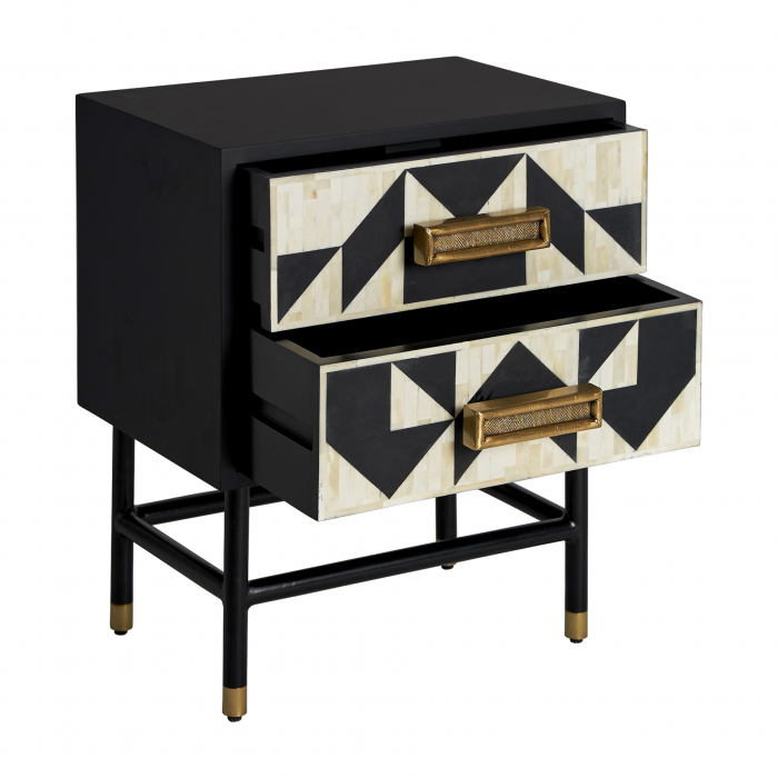 Noptiera Art Deco metal|Noptiere elegante [3]