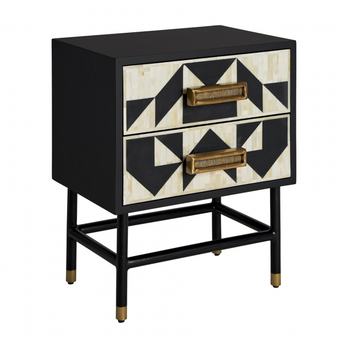 Noptiera Art Deco metal|Noptiere elegante [2]