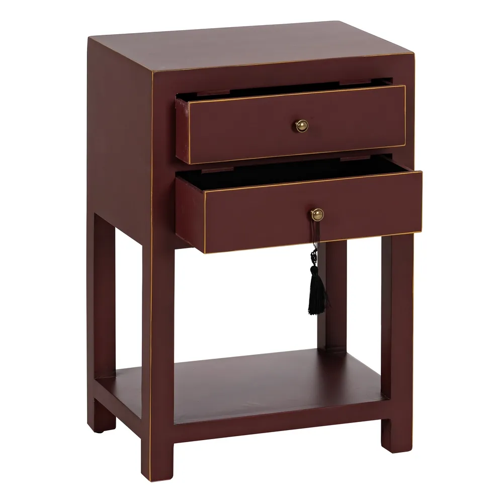 Noptiera grena design oriental cu 2 sertare | Noptiere elegante [3]
