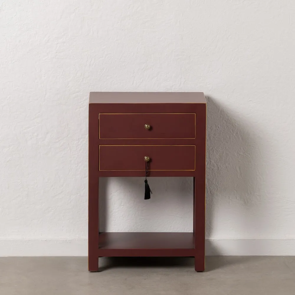 Noptiera grena design oriental cu 2 sertare | Noptiere elegante [1]