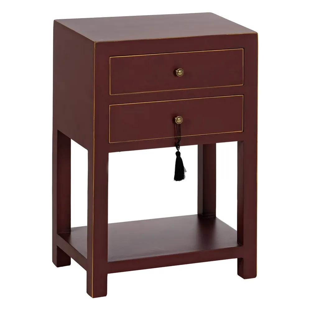 Noptiera grena design oriental cu 2 sertare | Noptiere elegante [2]