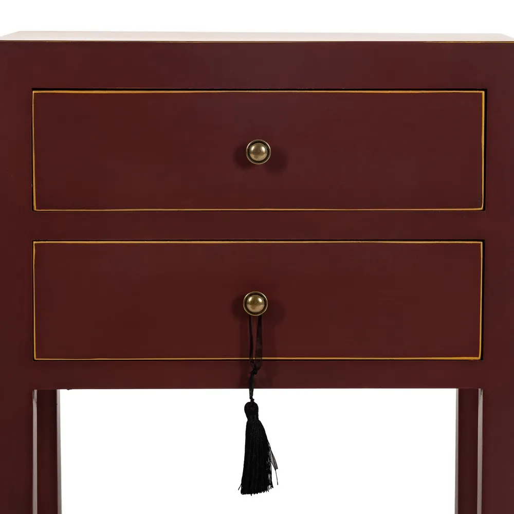 Noptiera grena design oriental cu 2 sertare | Noptiere elegante [5]