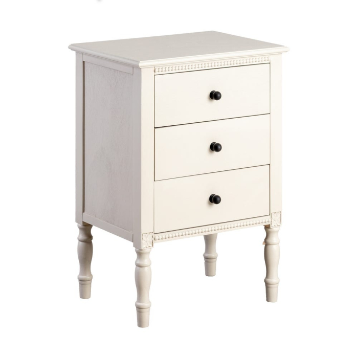 Imagine noptieră gri 3 sertare [2]