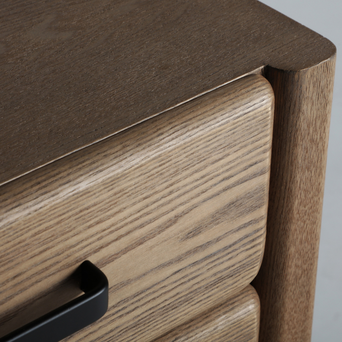 noptiera moderna, dormitor minimalist, design industrial, lemn frasin, mobilier pat [4]