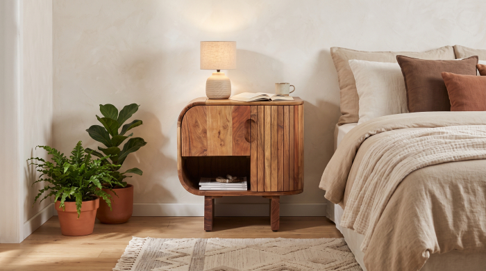 Noptiera contemporana acacia|Noptiere moderne premium [2]