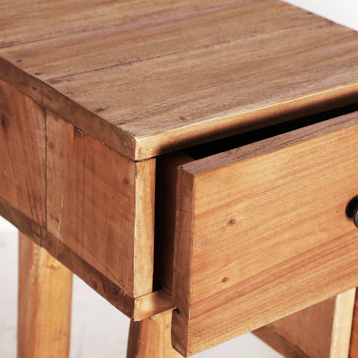 Noptiera lemn mahogany etnica|Mobilier dormitor premium [3]