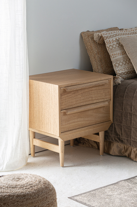 Noptiera lemn mindi nordic|Mobilier dormitor premium [2]