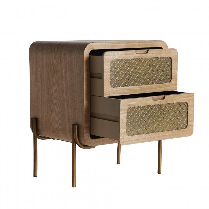 Noptiera vintage maro|Noptiere moderne premium [3]