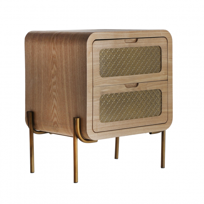 Noptiera vintage maro|Noptiere moderne premium [2]