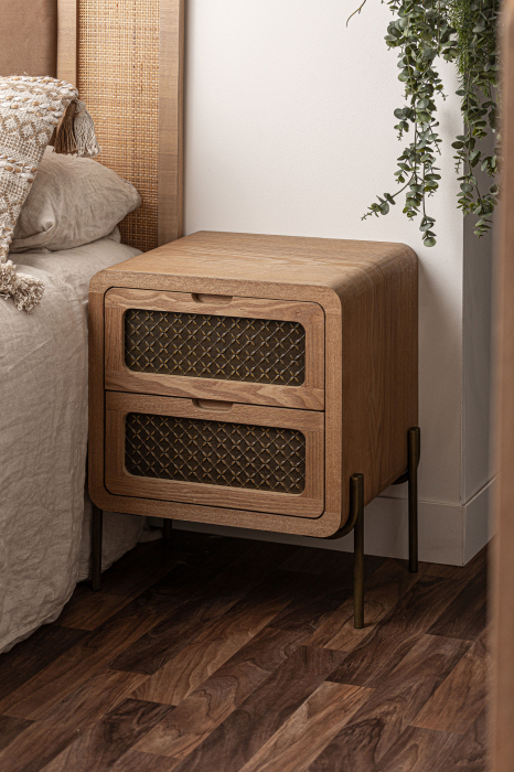 Noptiera vintage maro|Noptiere moderne premium [8]