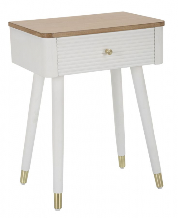 Noptiera Alba Matera, lemn si MDF | creativdeco [1]