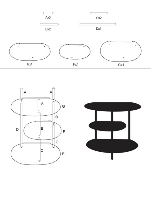 Noptiera metalica verde petrol 49-5x27-5x49-5 cm [10]