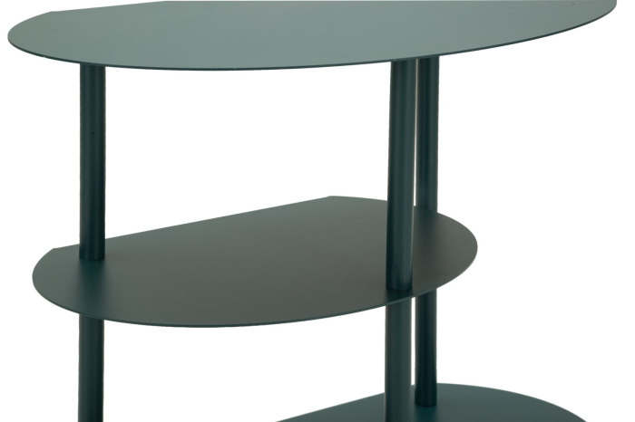 Noptiera metalica verde petrol 49-5x27-5x49-5 cm [5]