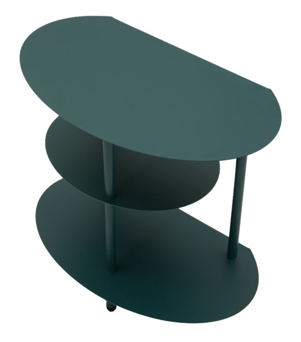 Noptiera metalica verde petrol 49-5x27-5x49-5 cm [4]