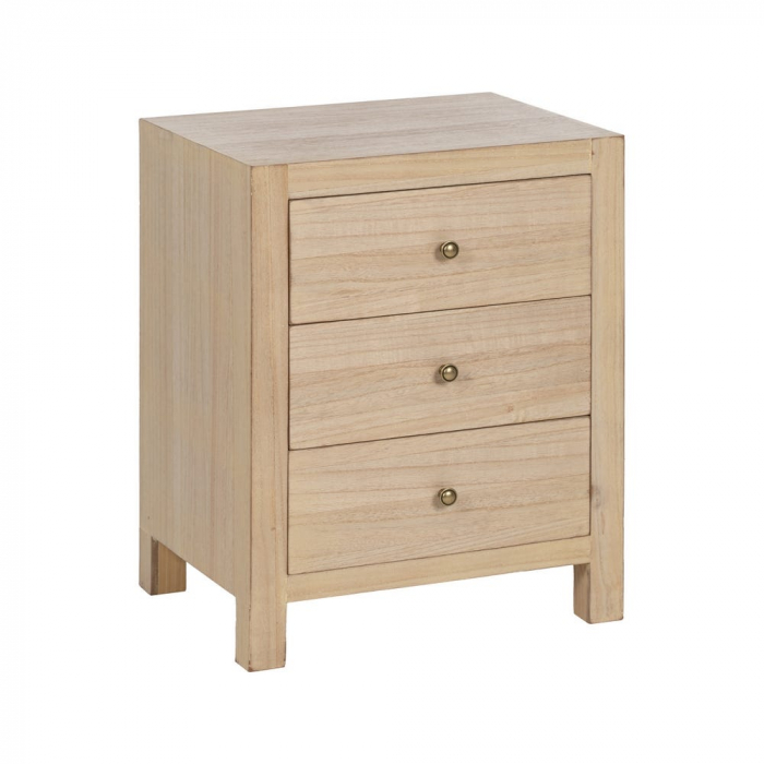Noptieră compactă din MDF cu finisaj lemn natur [2]