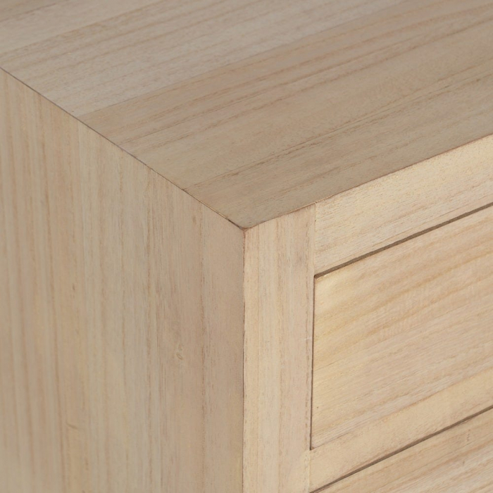 Măsuță de noptieră din MDF cu finisaj natural și raft deschis [6]