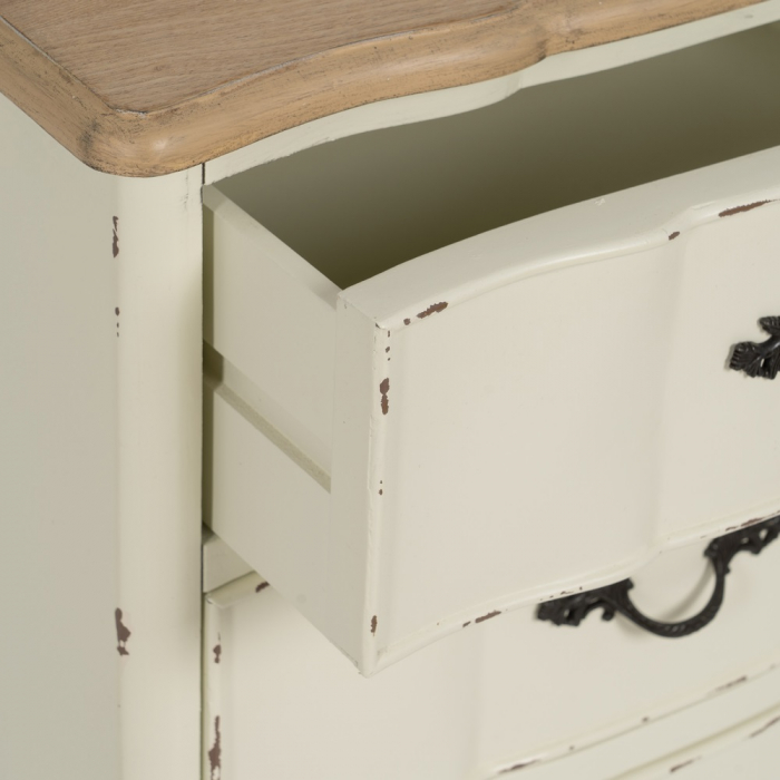 noptiere elegante alb crem CreativDeco [7]
