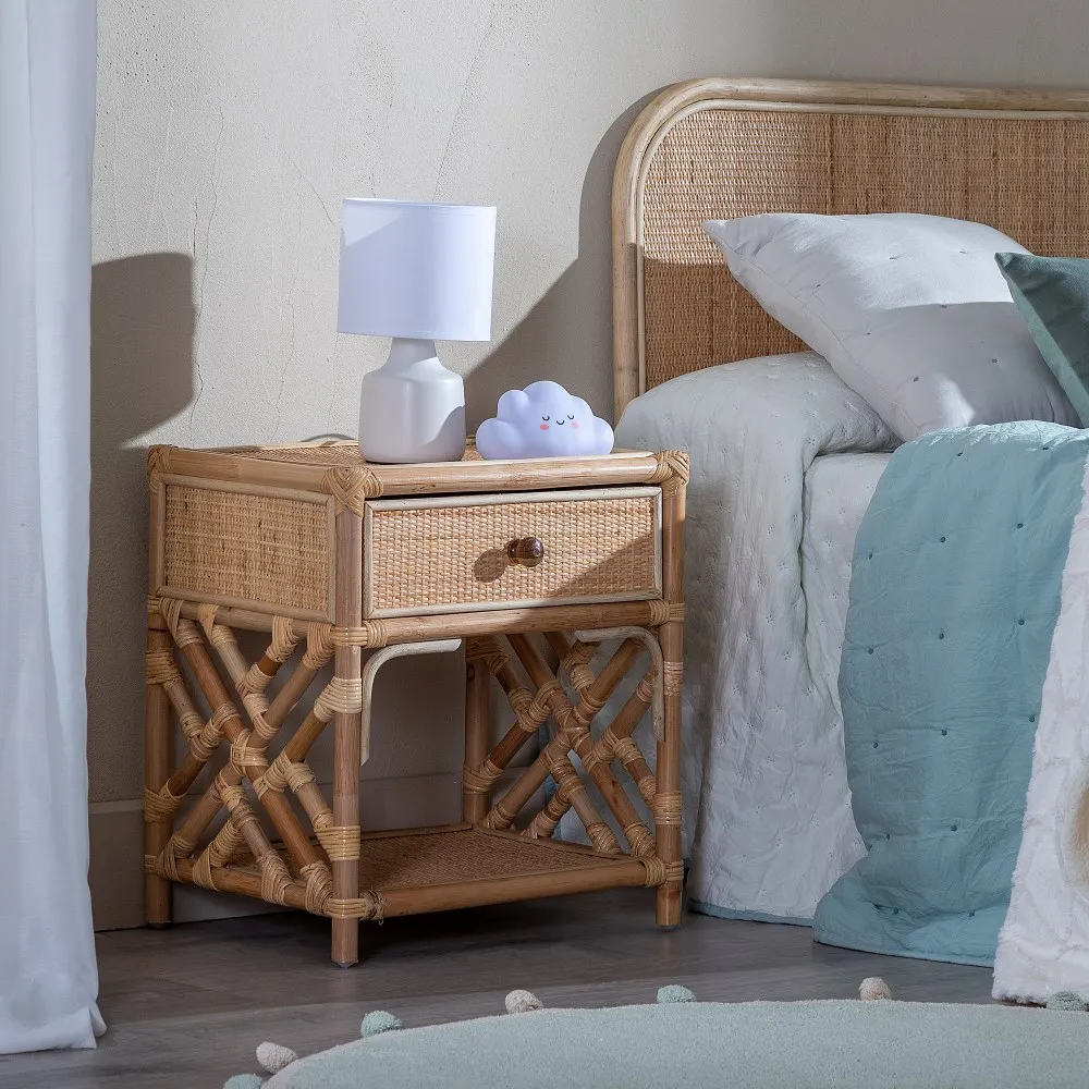 Noptiera Ratan Natural Sara, Culoare naturala - creativdeco.ro [2]