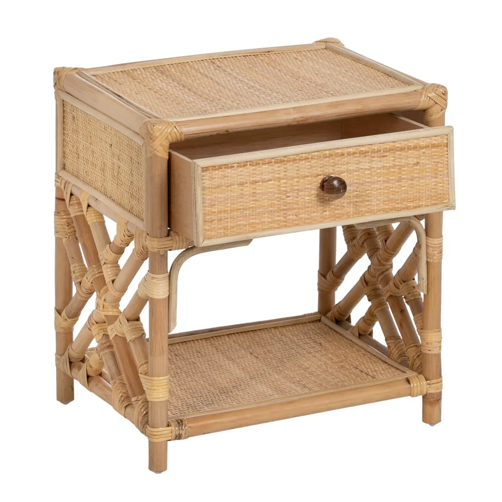 Noptiera Ratan Natural Sara, Culoare naturala - creativdeco.ro [4]