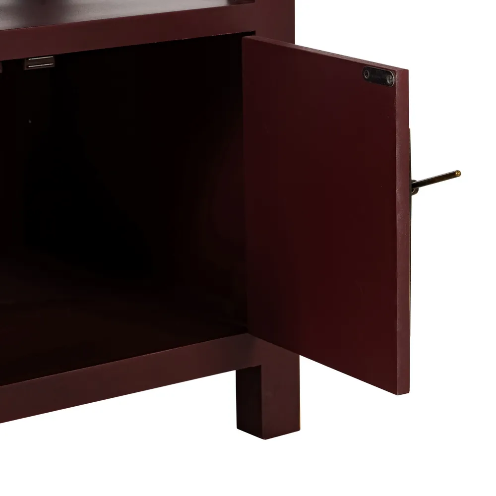 Noptiera rosie design oriental cu sertar | Mobilier dormitor [8]
