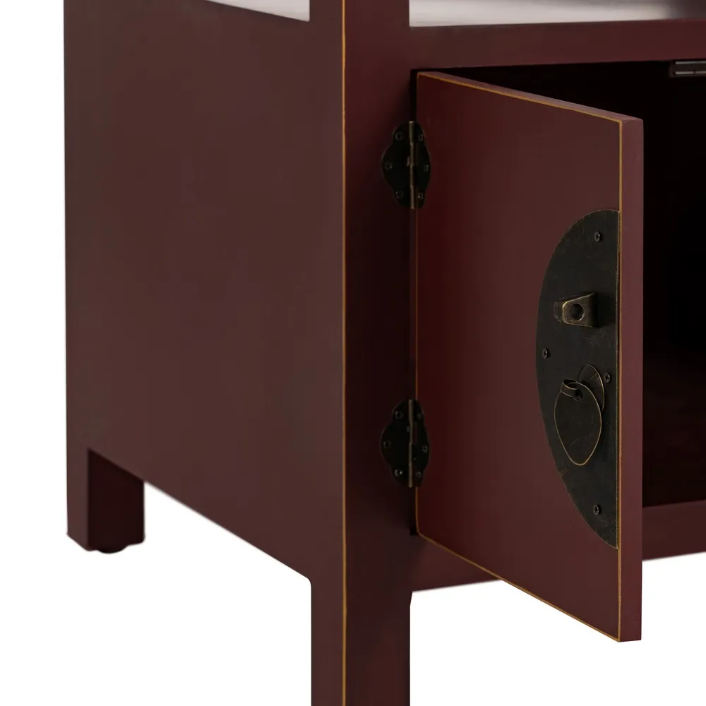 Noptiera rosie design oriental cu sertar | Mobilier dormitor [9]