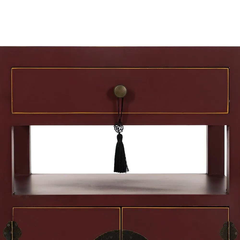 Noptiera rosie design oriental cu sertar | Mobilier dormitor [5]