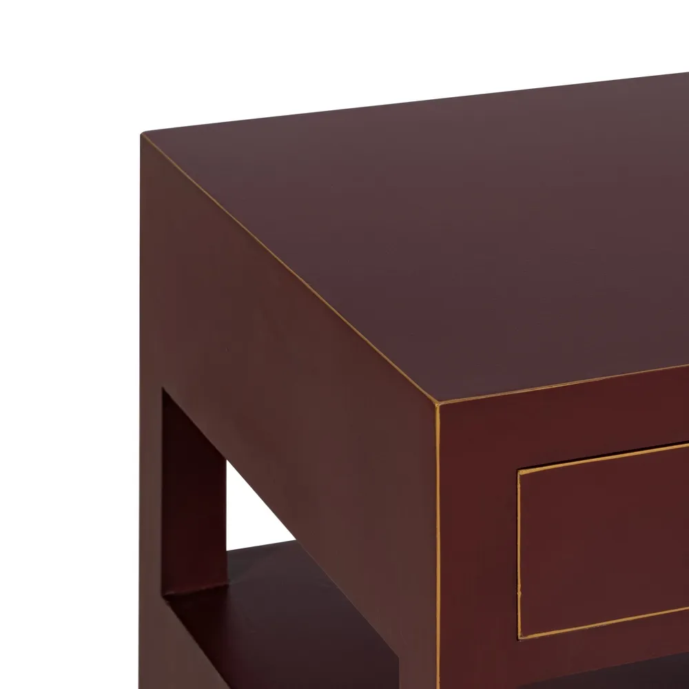 Noptiera rosie design oriental cu sertar | Mobilier dormitor [4]