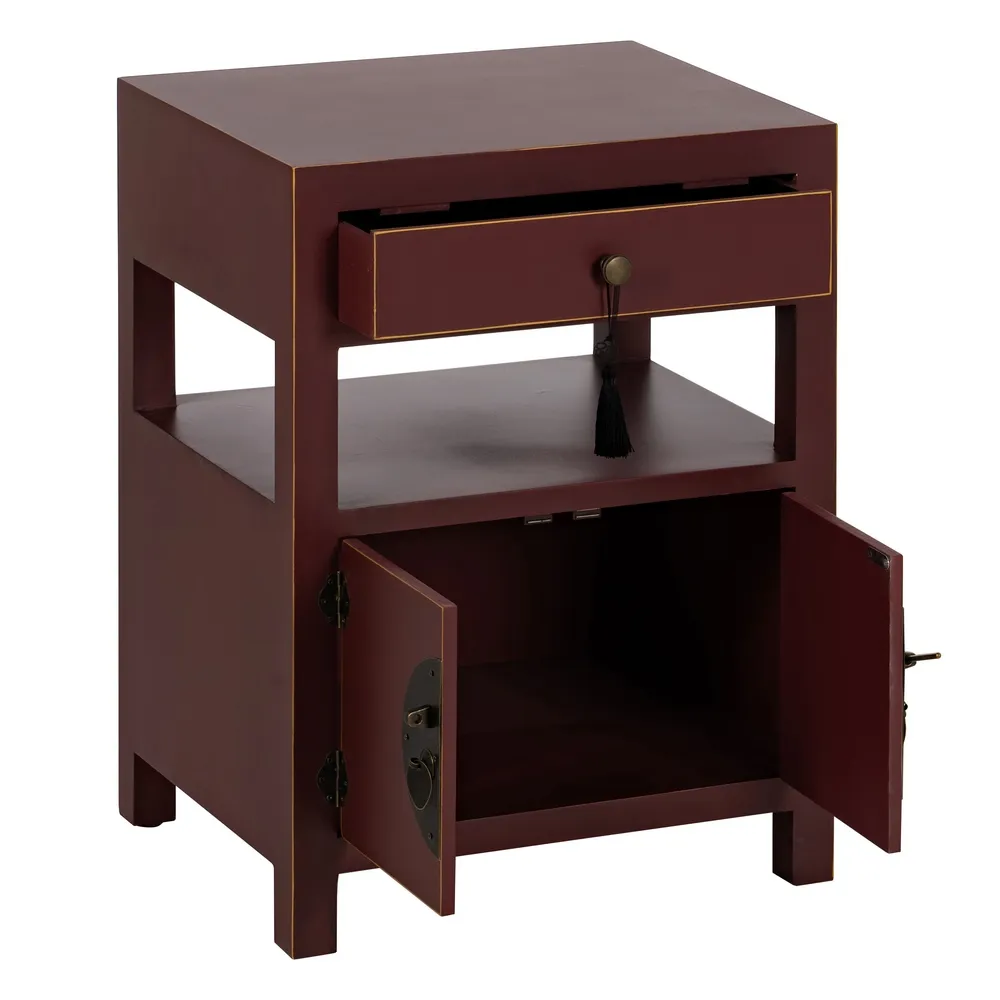 Noptiera rosie design oriental cu sertar | Mobilier dormitor [3]