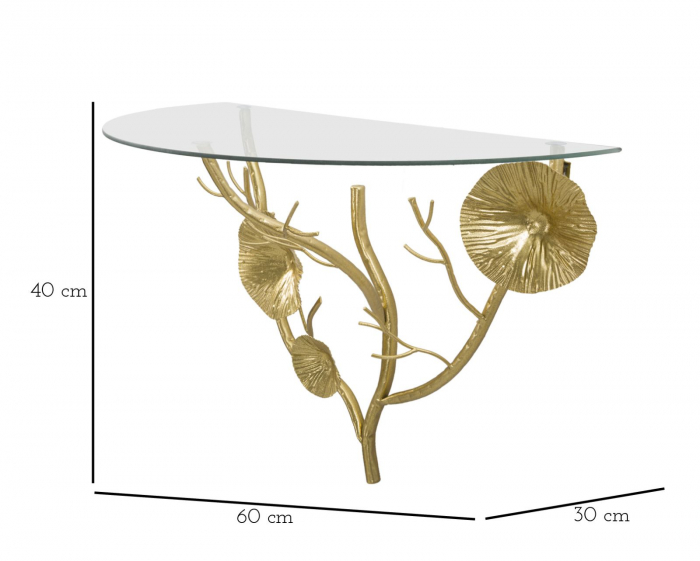 Noptiera suspendata aurie | Mobilier dormitor | CreativDeco [9]