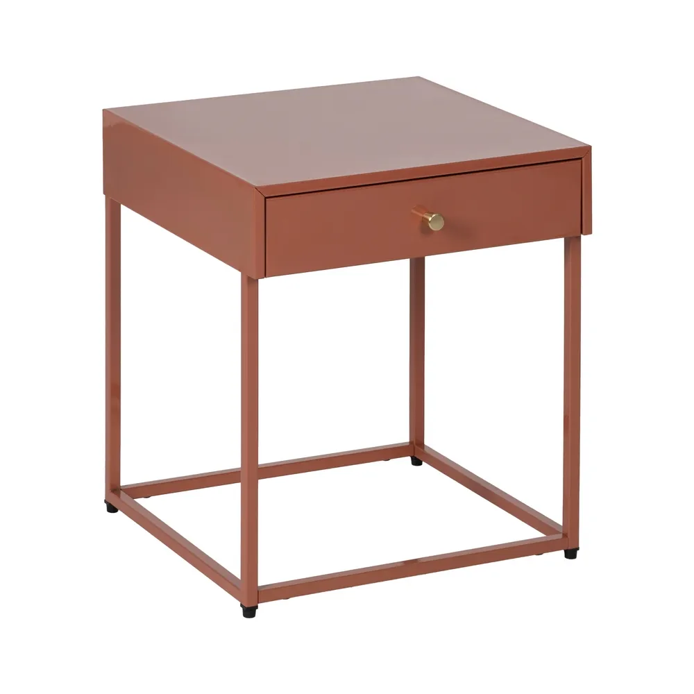 Masuta oțel teracotă moderna|Mobilier decor vibrant [2]