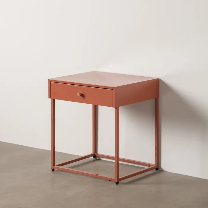 Masuta oțel teracotă moderna|Mobilier decor vibrant [1]