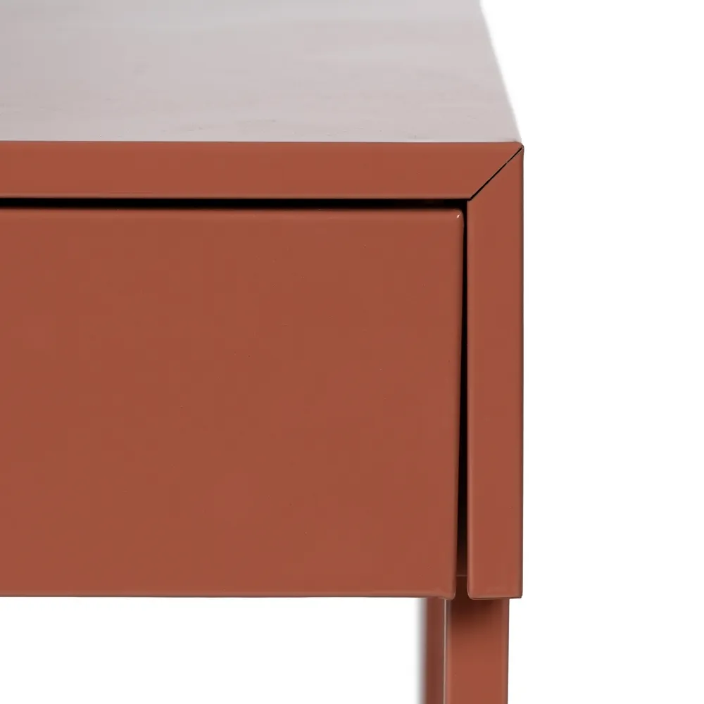 Masuta oțel teracotă moderna|Mobilier decor vibrant [9]
