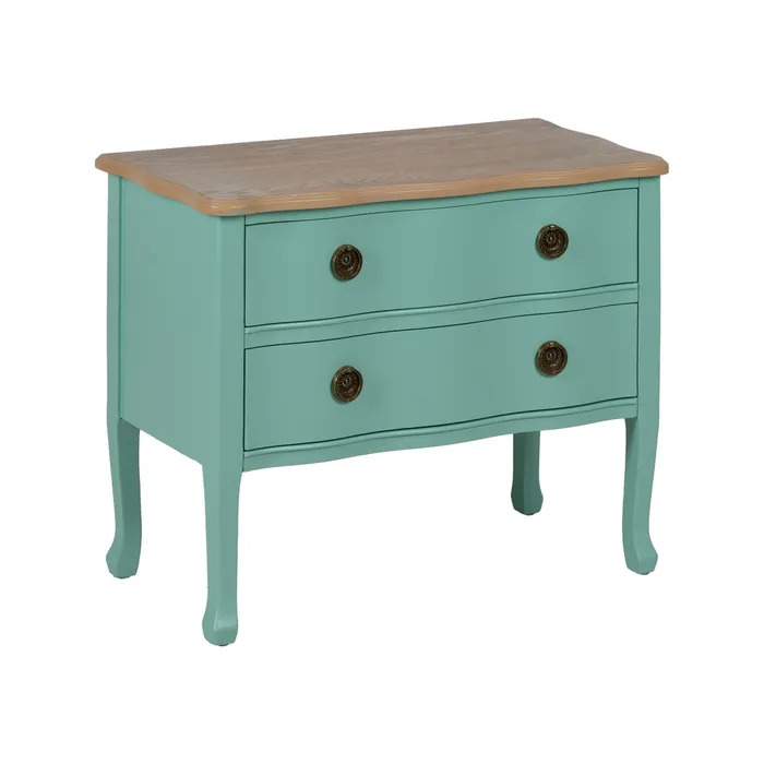 Masuta lemn turcoaz moderna|Mobilier decor colorat [2]