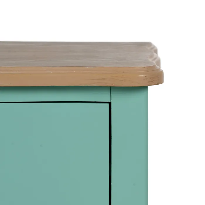 Masuta lemn turcoaz moderna|Mobilier decor colorat [8]