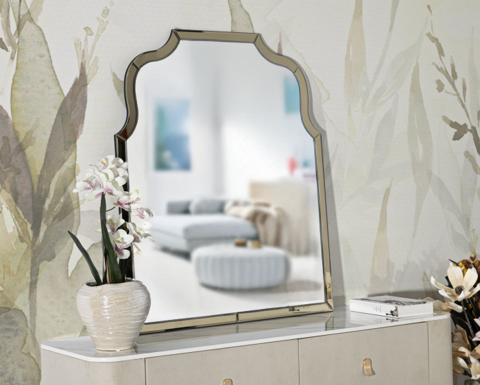 oglinda aurie eleganta CreativDeco pentru decor modern [2]