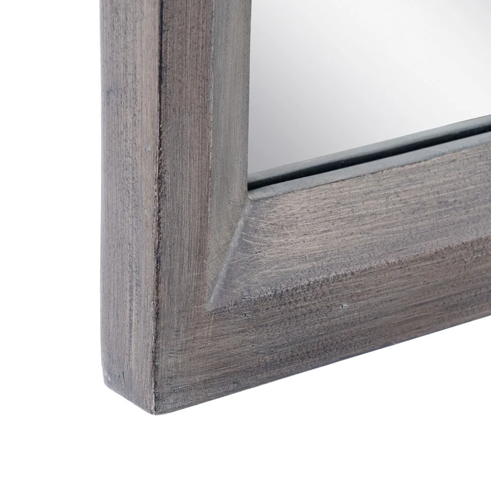 Oglinda Arch Medieval, Grej MDF Uzat - creativdeco.ro [7]