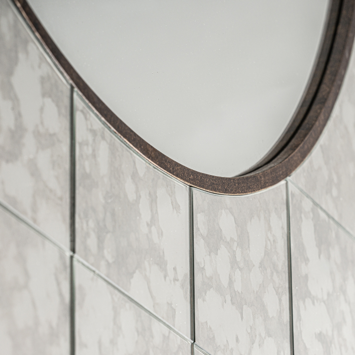 Oglinda Art Deco alba | Oglinzi elegante premium [3]