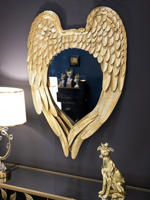Oglinda Aurie Ali, Metal - CreativDeco.ro [2]