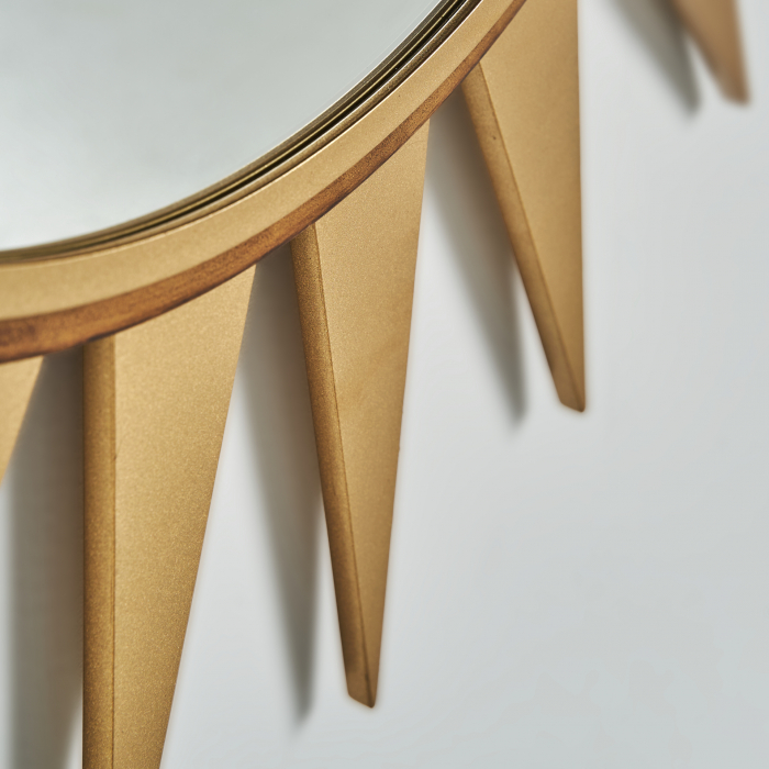 Oglinda Art Deco Patrata Aur Invechit|Oglinzi Decorative Vintage [2]