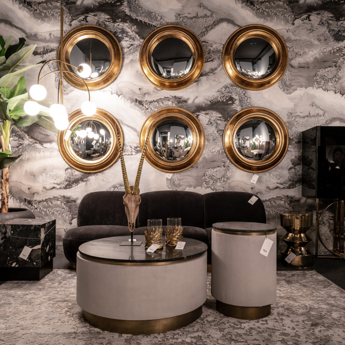 Oglinda clasica aurie rotunda|Oglinzi luxoase [5]