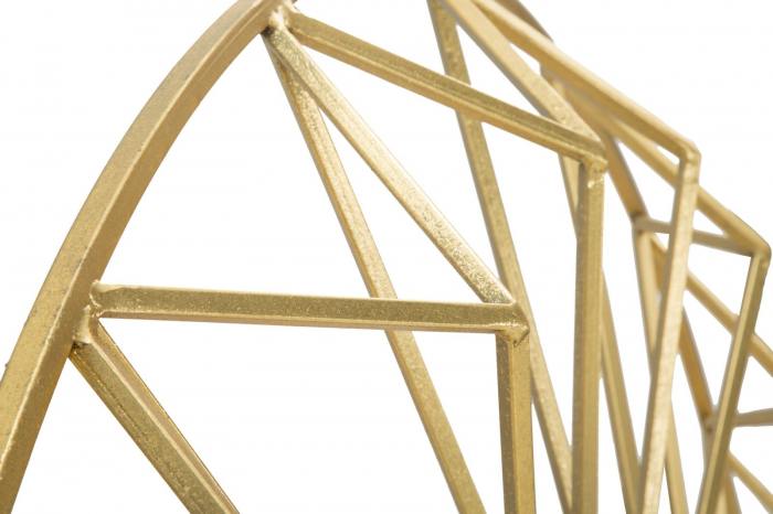Oglinda rotunda Glam cu rama aurie - Design impresionant | CreativDeco [4]