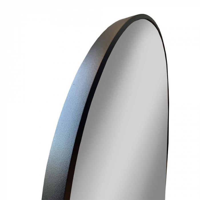 Oglindă modernă Semiramis cu ramă neagră aluminiu [2]
