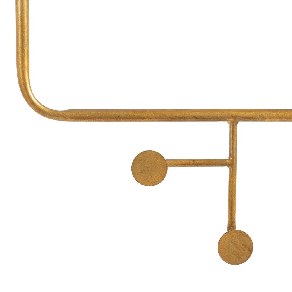 oglinda decorativa cu suport haine CreativDeco [5]