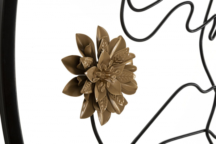 Oglinda abstracta chip feminin floare 3D CreativDeco [2]