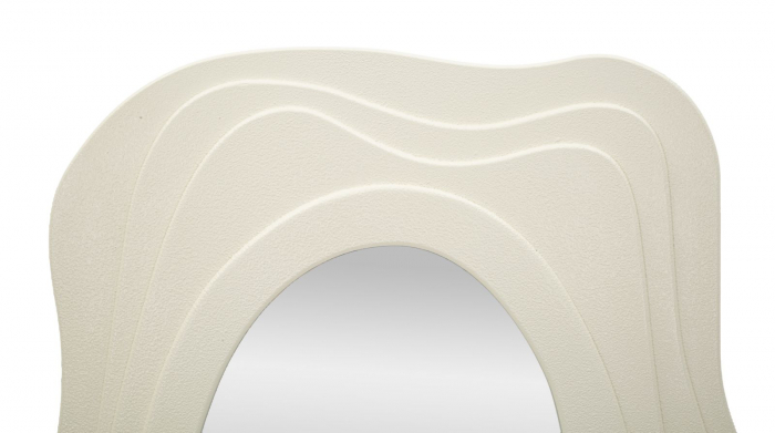 Oglinda asimetrica alba | Design modern | CreativDeco [7]